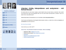 Tablet Screenshot of interpretationen.de